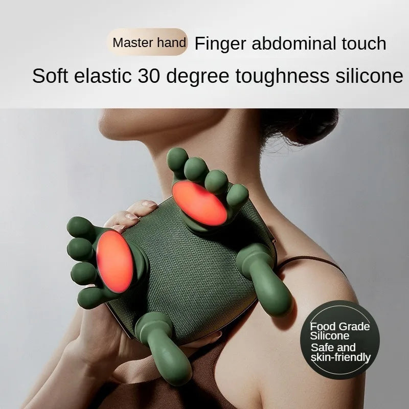 Masseur Cervical Chauffant Portable LUMIA™ – Relaxation du Cou & du Dos (3 Modes)