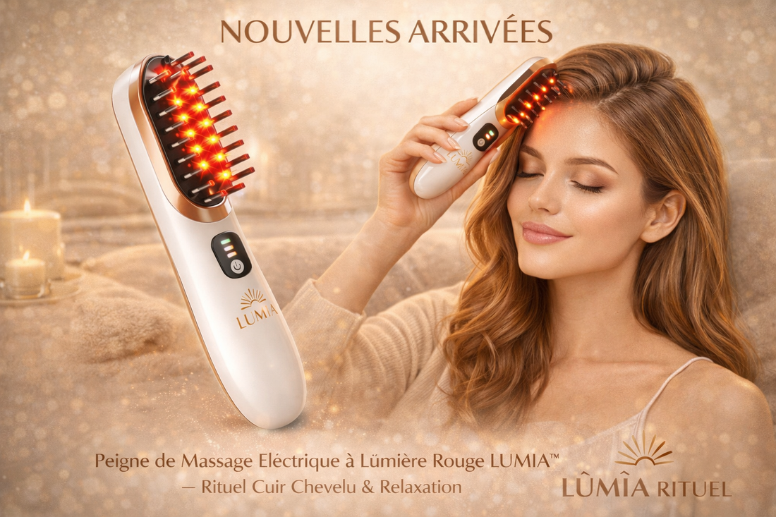 Peigne LED Rouge LUMIA – vue principale