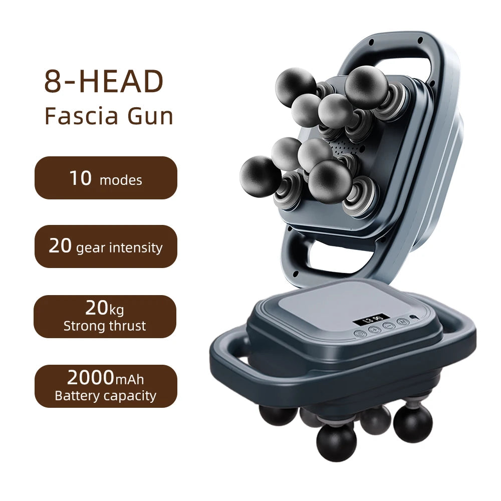 Pistolet de Massage Haute Fréquence LUMIA™ – Relaxation Musculaire & Récupération Corps Entier