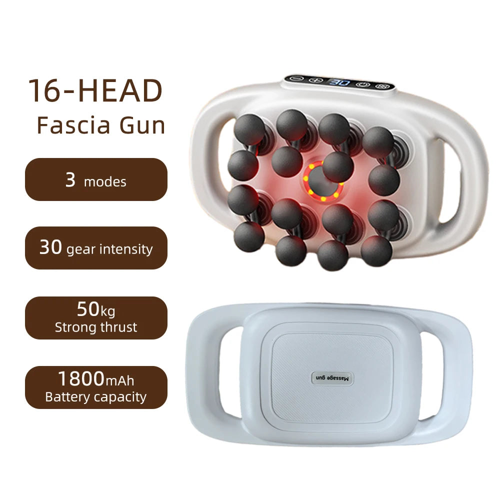 Pistolet de Massage Haute Fréquence LUMIA™ – Relaxation Musculaire & Récupération Corps Entier