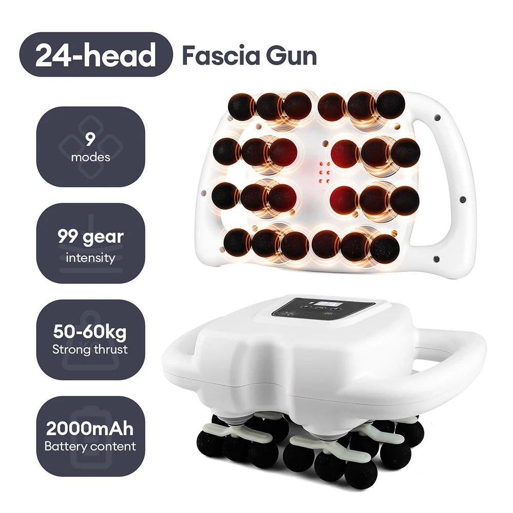 Pistolet de Massage Haute Fréquence LUMIA™ – Relaxation Musculaire & Récupération Corps Entier