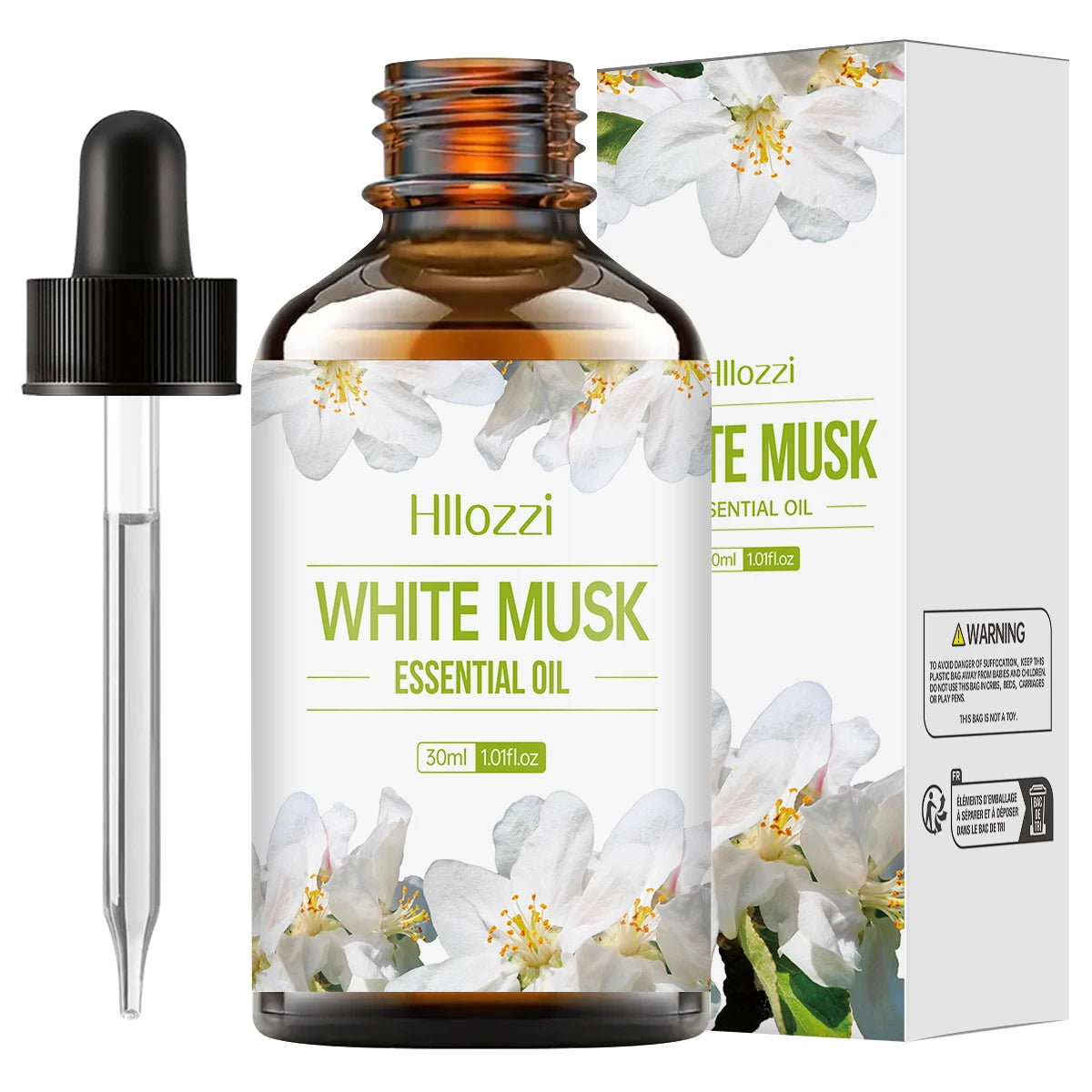 Huile Aromatique Musc Blanc & Vanille Blanche LUMIA™ – Soin Sensoriel & Ambiance Cocooning
