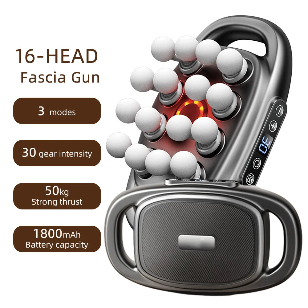 Pistolet de Massage Haute Fréquence LUMIA™ – Relaxation Musculaire & Récupération Corps Entier