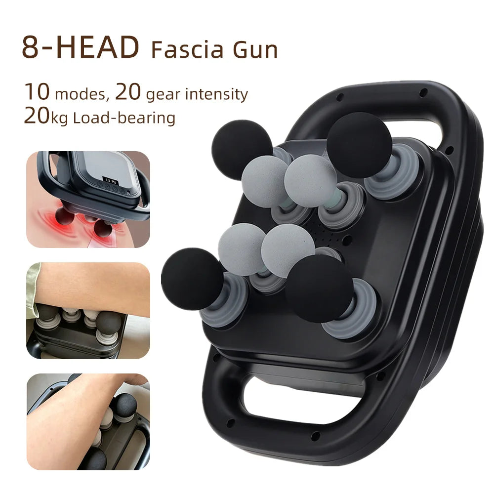 Pistolet de Massage Haute Fréquence LUMIA™ – Relaxation Musculaire & Récupération Corps Entier