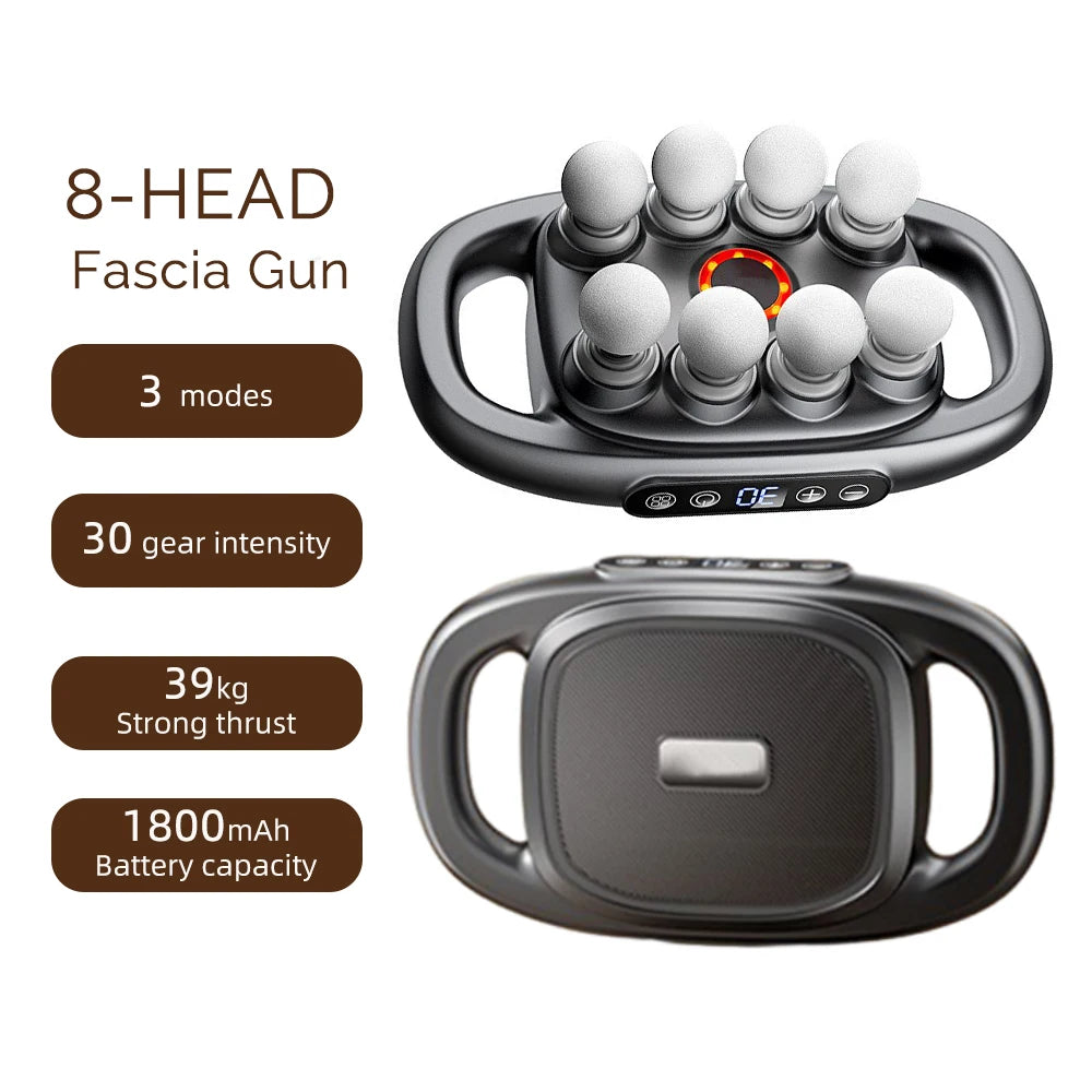 Pistolet de Massage Haute Fréquence LUMIA™ – Relaxation Musculaire & Récupération Corps Entier