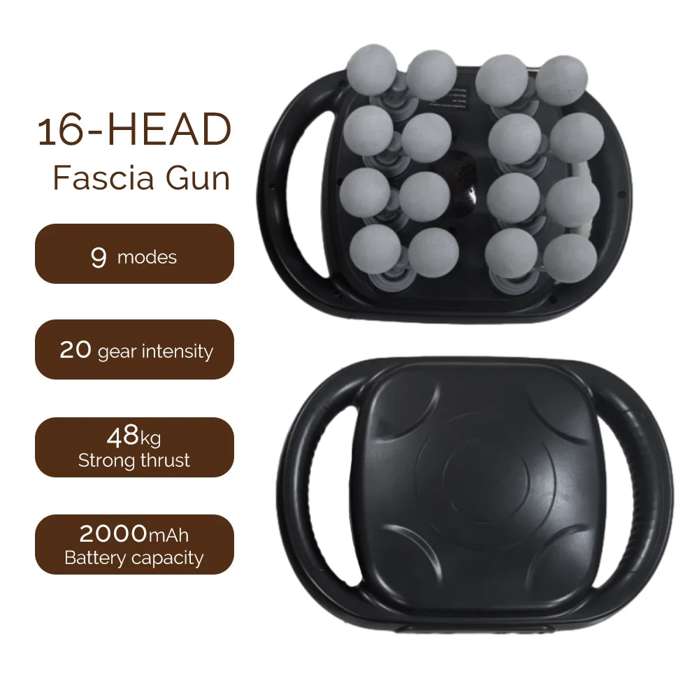 Pistolet de Massage Haute Fréquence LUMIA™ – Relaxation Musculaire & Récupération Corps Entier