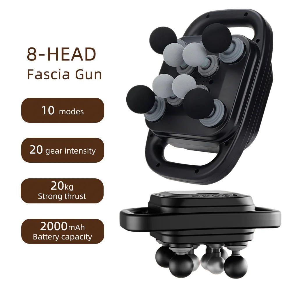 Pistolet de Massage Haute Fréquence LUMIA™ – Relaxation Musculaire & Récupération Corps Entier