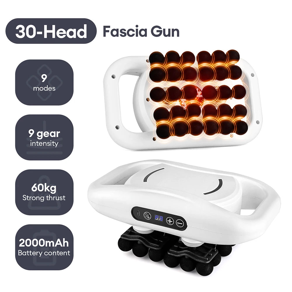 Pistolet de Massage Haute Fréquence LUMIA™ – Relaxation Musculaire & Récupération Corps Entier
