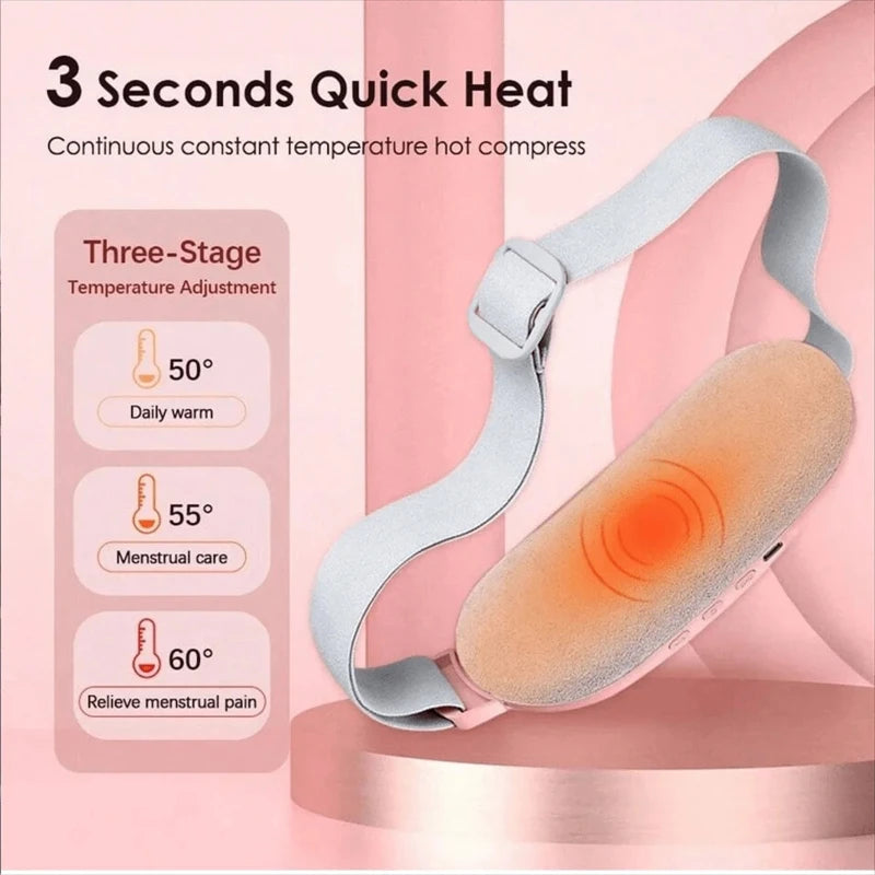Ceinture Chauffante Relaxante LUMIA™ – Chaleur Apaisante & Massage Doux