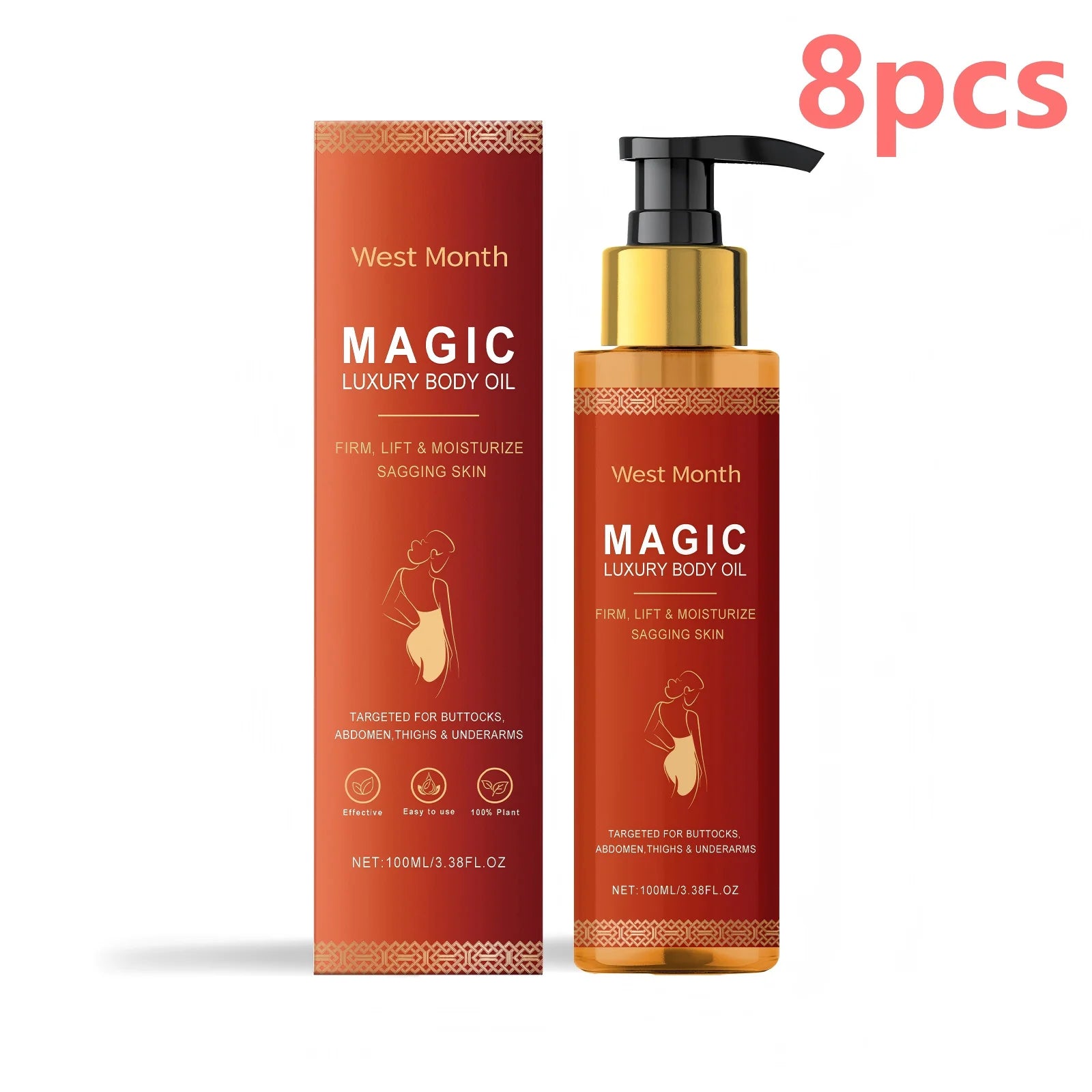 Huile Corporelle de Luxe LUMIA™ – Hydratation Intense & Rituel Massage Sensoriel