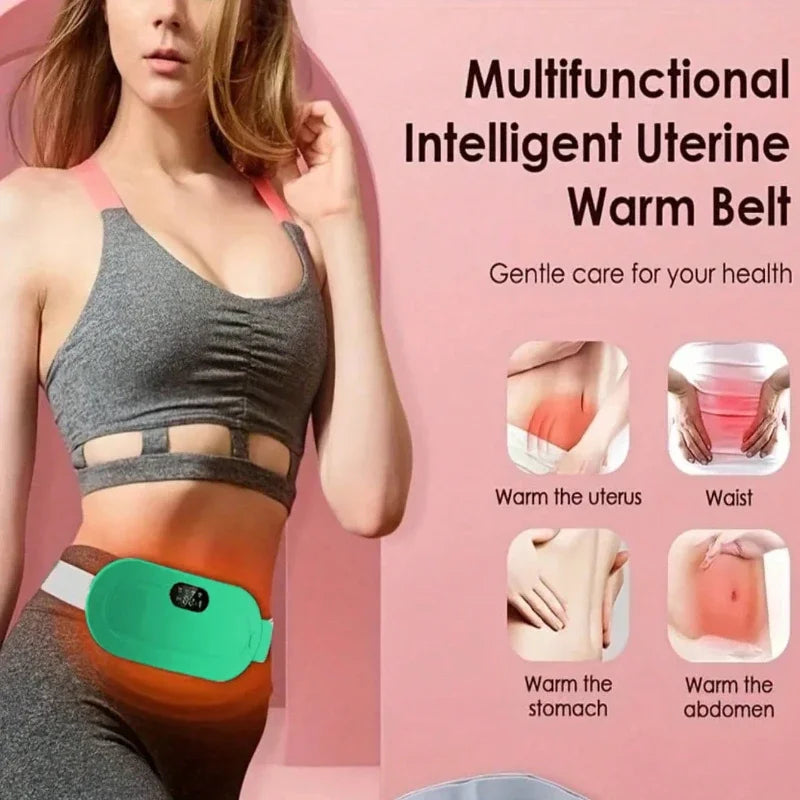 Ceinture Chauffante Relaxante LUMIA™ – Chaleur Apaisante & Massage Doux
