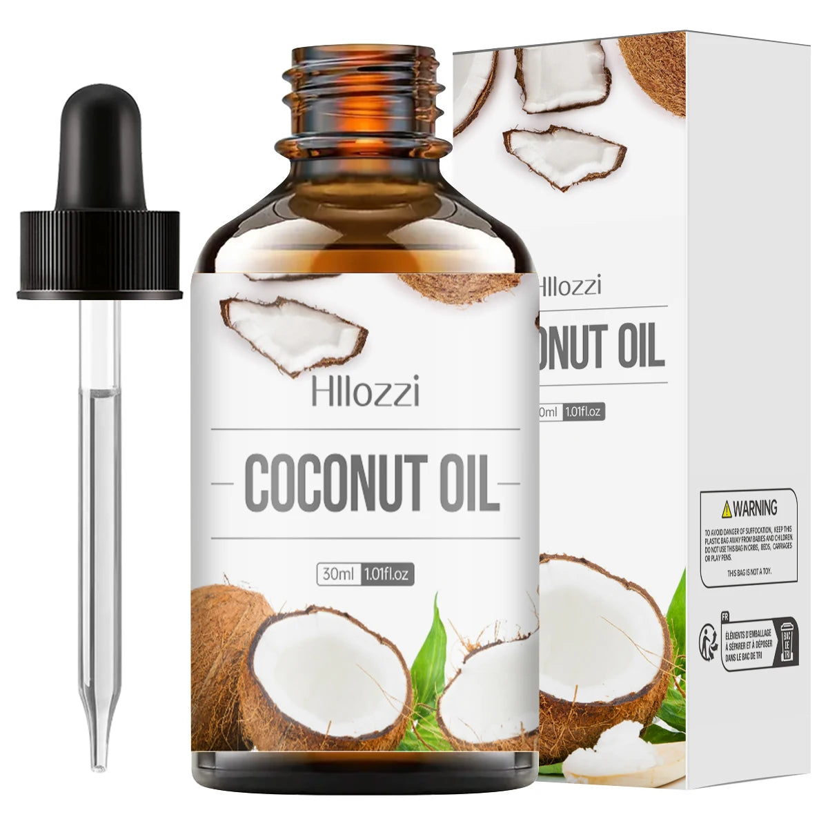 Huile de Coco Multi-Usage LUMIA™ – Massage, Aromathérapie & Soin Naturel