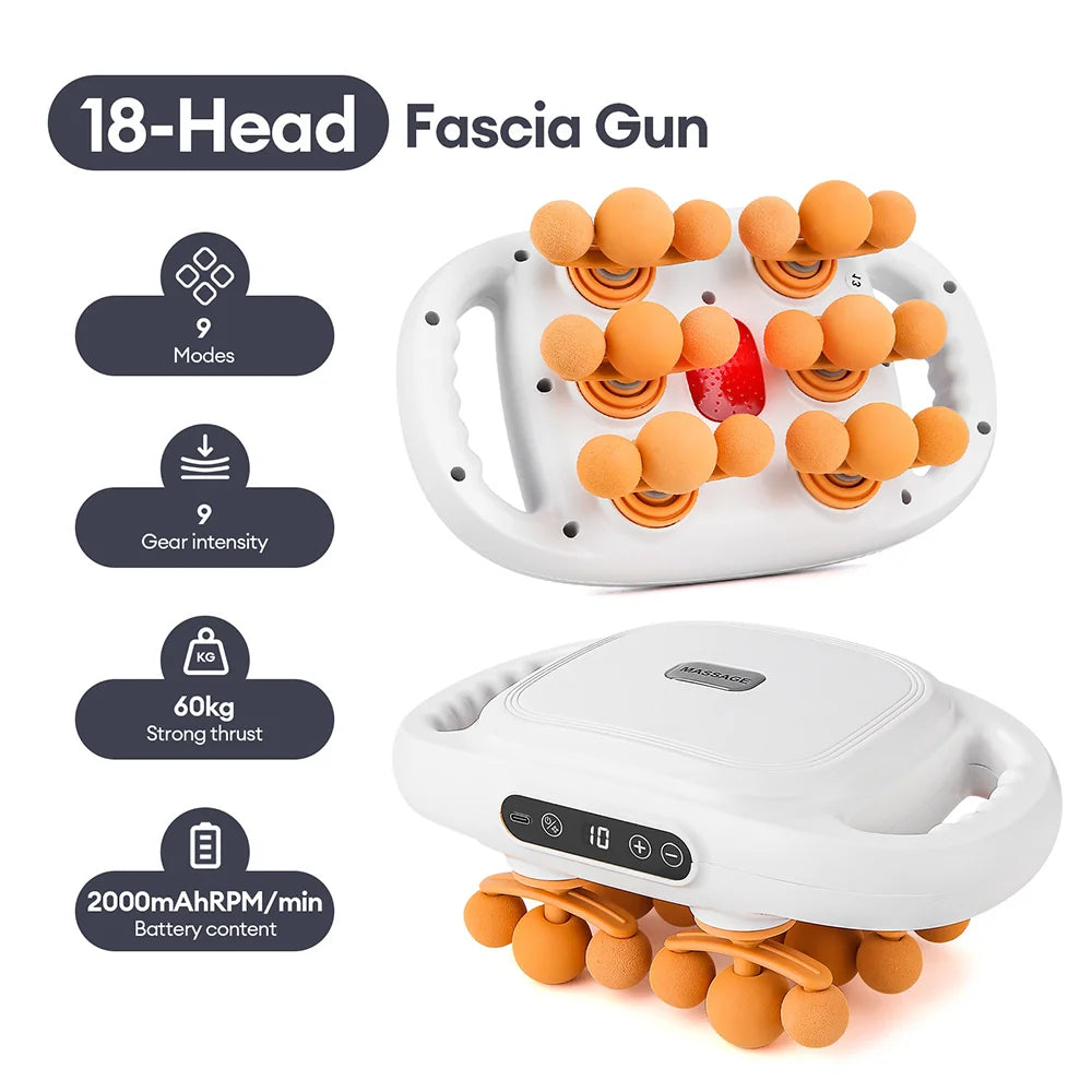 Pistolet de Massage Haute Fréquence LUMIA™ – Relaxation Musculaire & Récupération Corps Entier