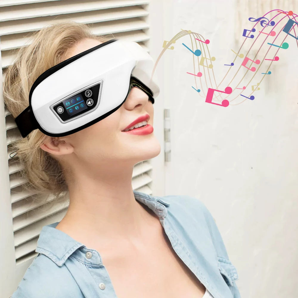 Masseur Oculaire Intelligent 6D LUMIA™ – Airbag, Vibrations & Relaxation Connectée