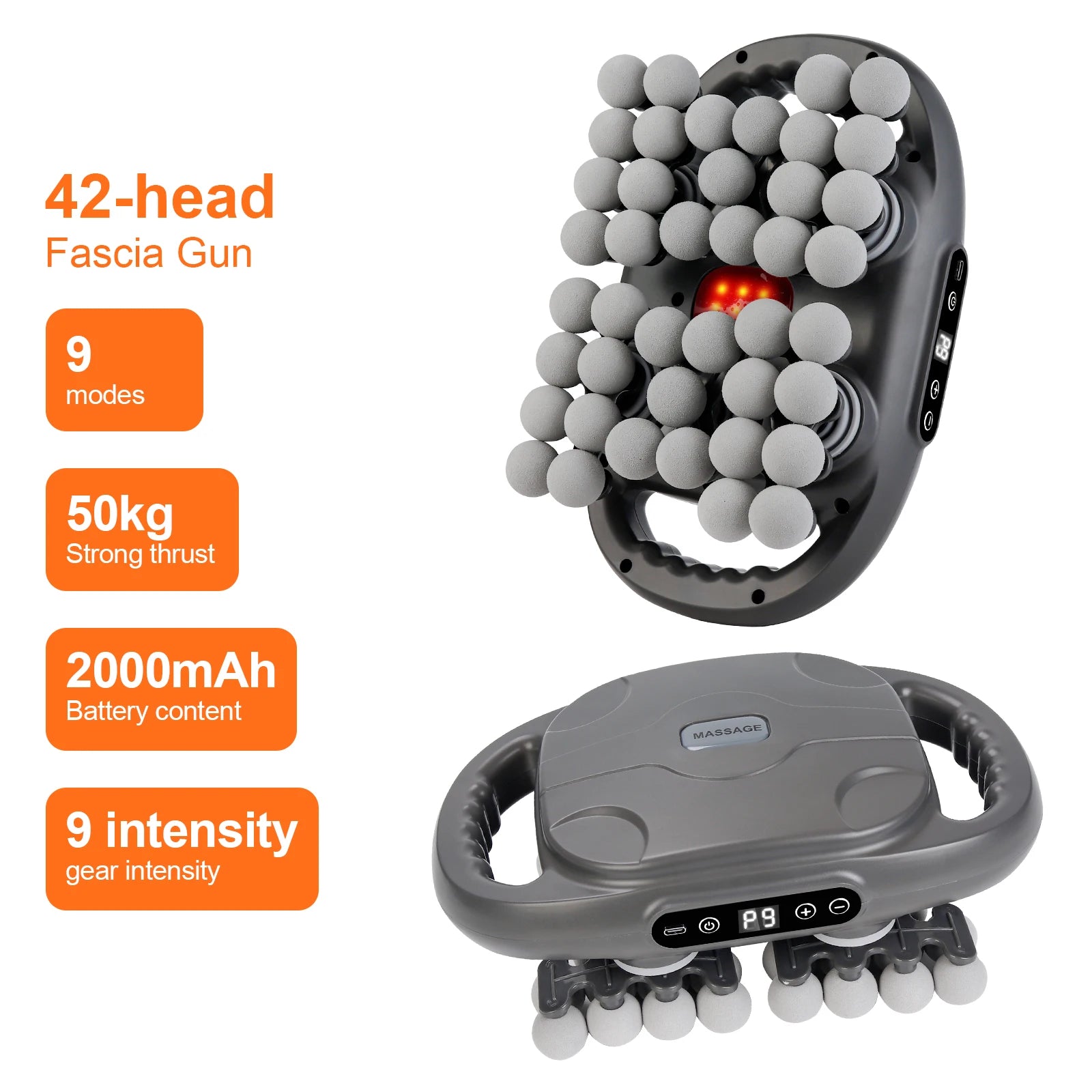 Pistolet de Massage Haute Fréquence LUMIA™ – Relaxation Musculaire & Récupération Corps Entier