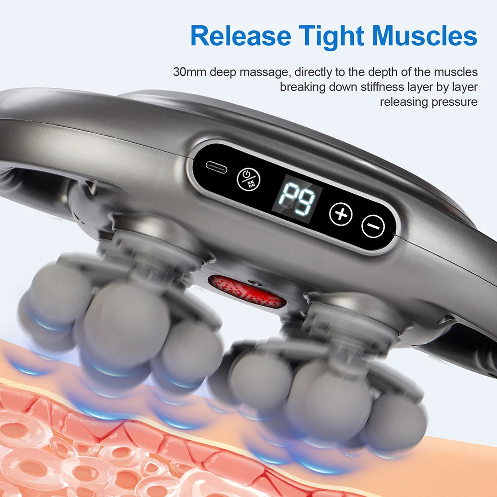 Pistolet de Massage Haute Fréquence LUMIA™ – Relaxation Musculaire & Récupération Corps Entier