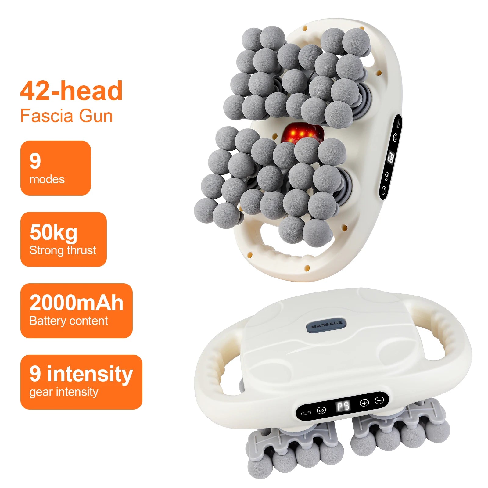 Pistolet de Massage Haute Fréquence LUMIA™ – Relaxation Musculaire & Récupération Corps Entier