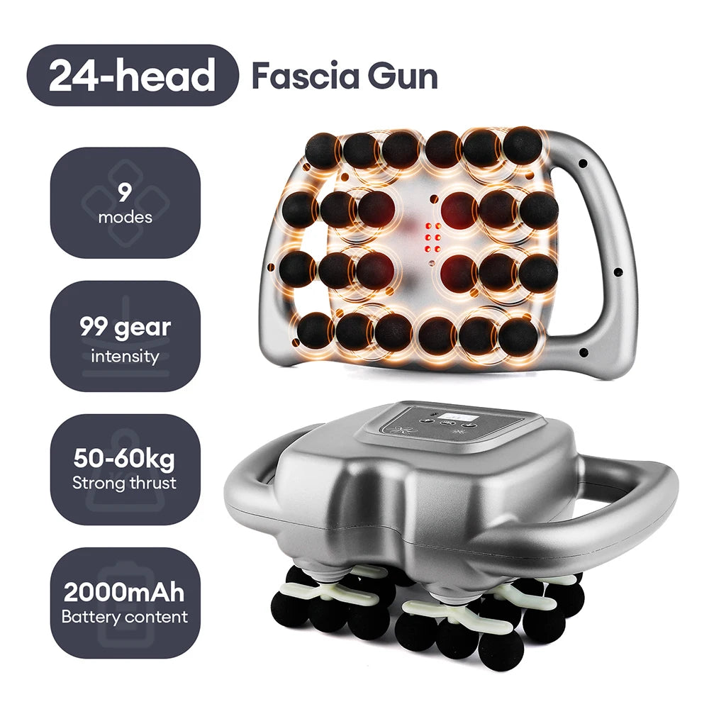 Pistolet de Massage Haute Fréquence LUMIA™ – Relaxation Musculaire & Récupération Corps Entier