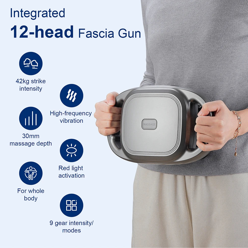 Pistolet de Massage Haute Fréquence LUMIA™ – Relaxation Musculaire & Récupération Corps Entier