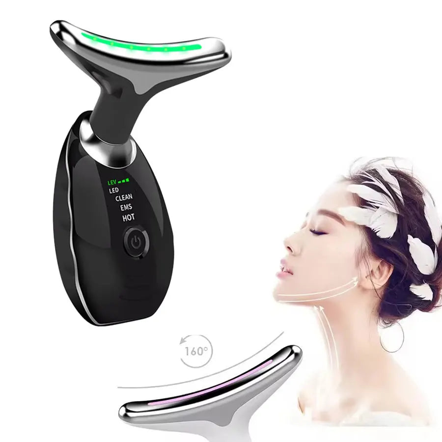 Masseur Facial LED 7 Couleurs LUMIA™ – Rituel Beauté Visage & Cou