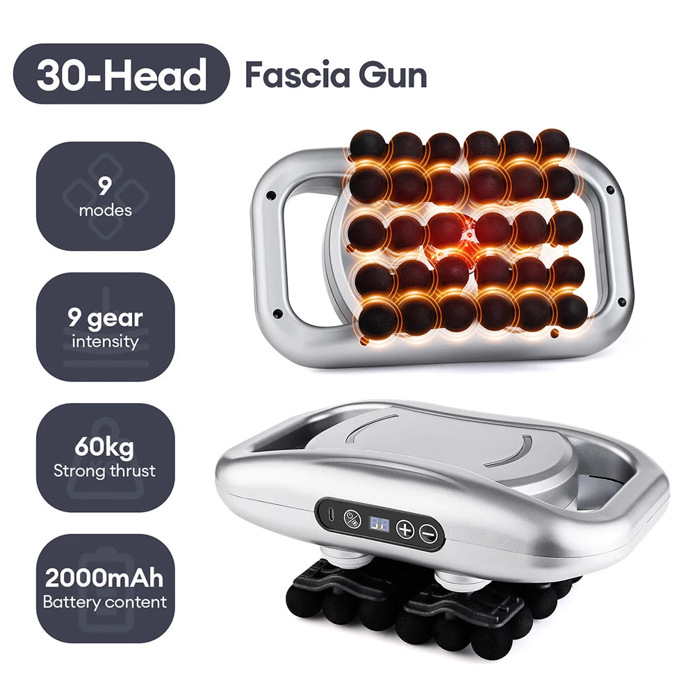 Pistolet de Massage Haute Fréquence LUMIA™ – Relaxation Musculaire & Récupération Corps Entier