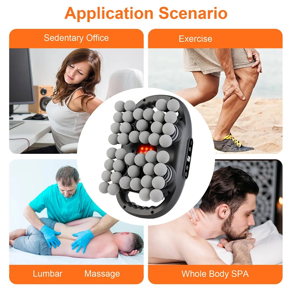 Pistolet de Massage Haute Fréquence LUMIA™ – Relaxation Musculaire & Récupération Corps Entier
