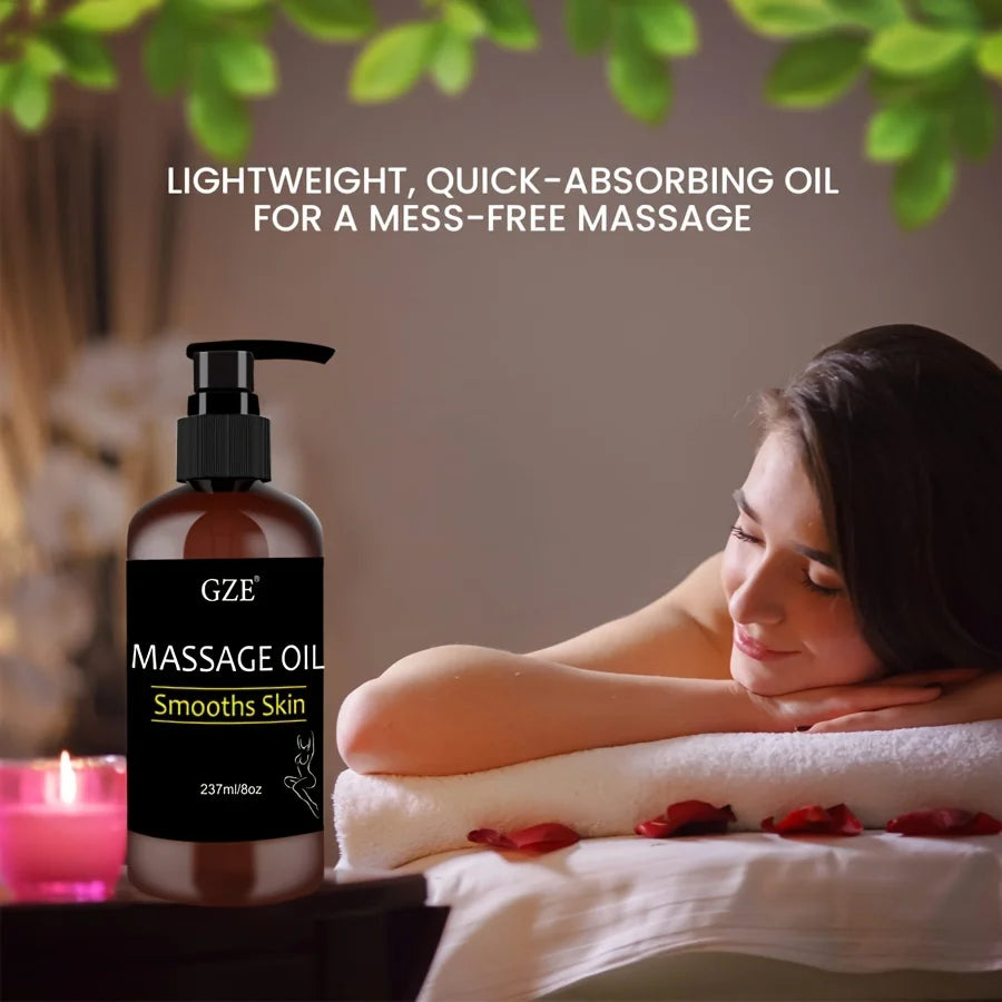 Huile de Massage Corporel au Collagène LUMIA™ – Hydratation & Peau Visiblement Lissée