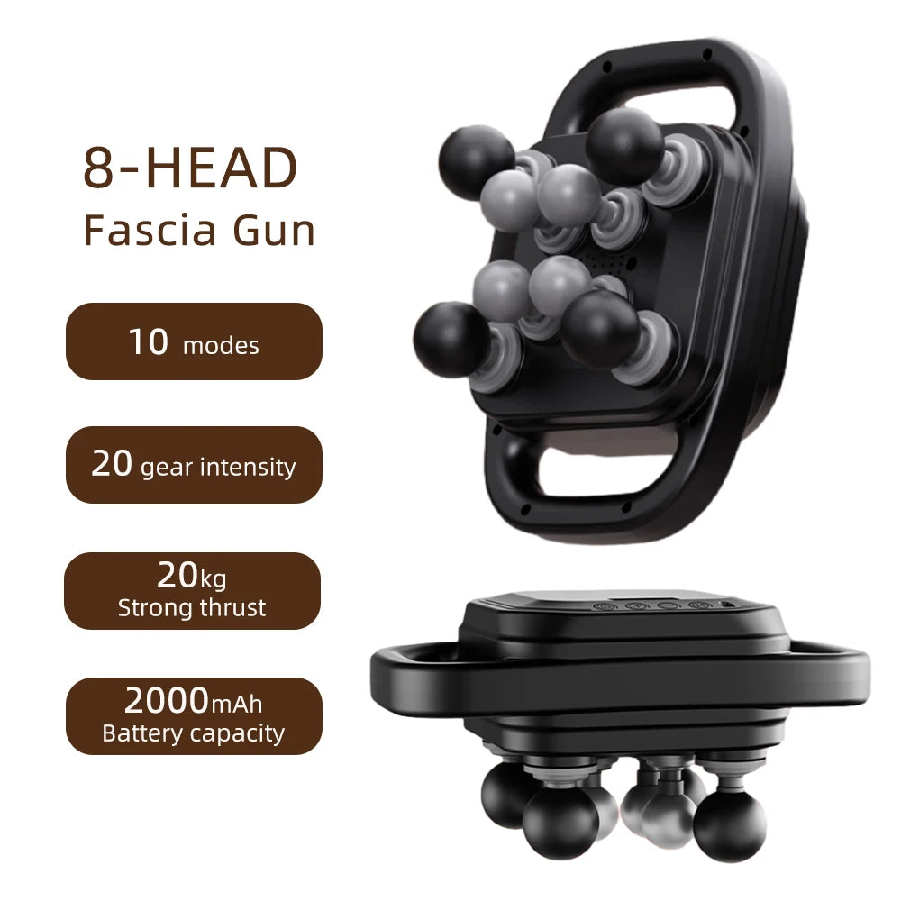 Pistolet de Massage Haute Fréquence LUMIA™ – Relaxation Musculaire & Récupération Corps Entier