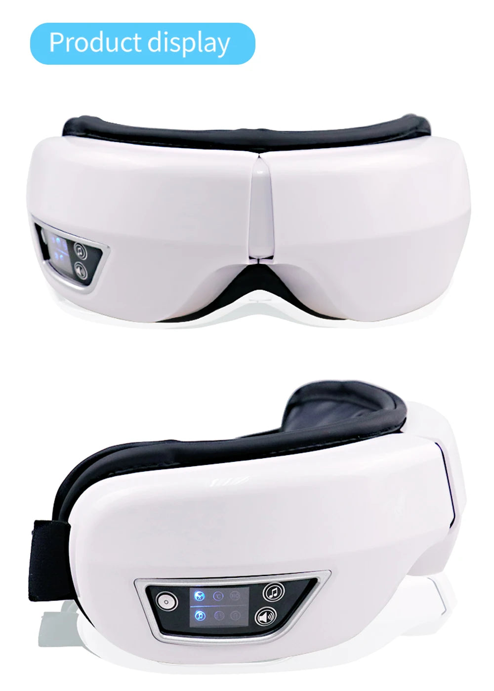 Masseur Oculaire Intelligent 6D LUMIA™ – Airbag, Vibrations & Relaxation Connectée