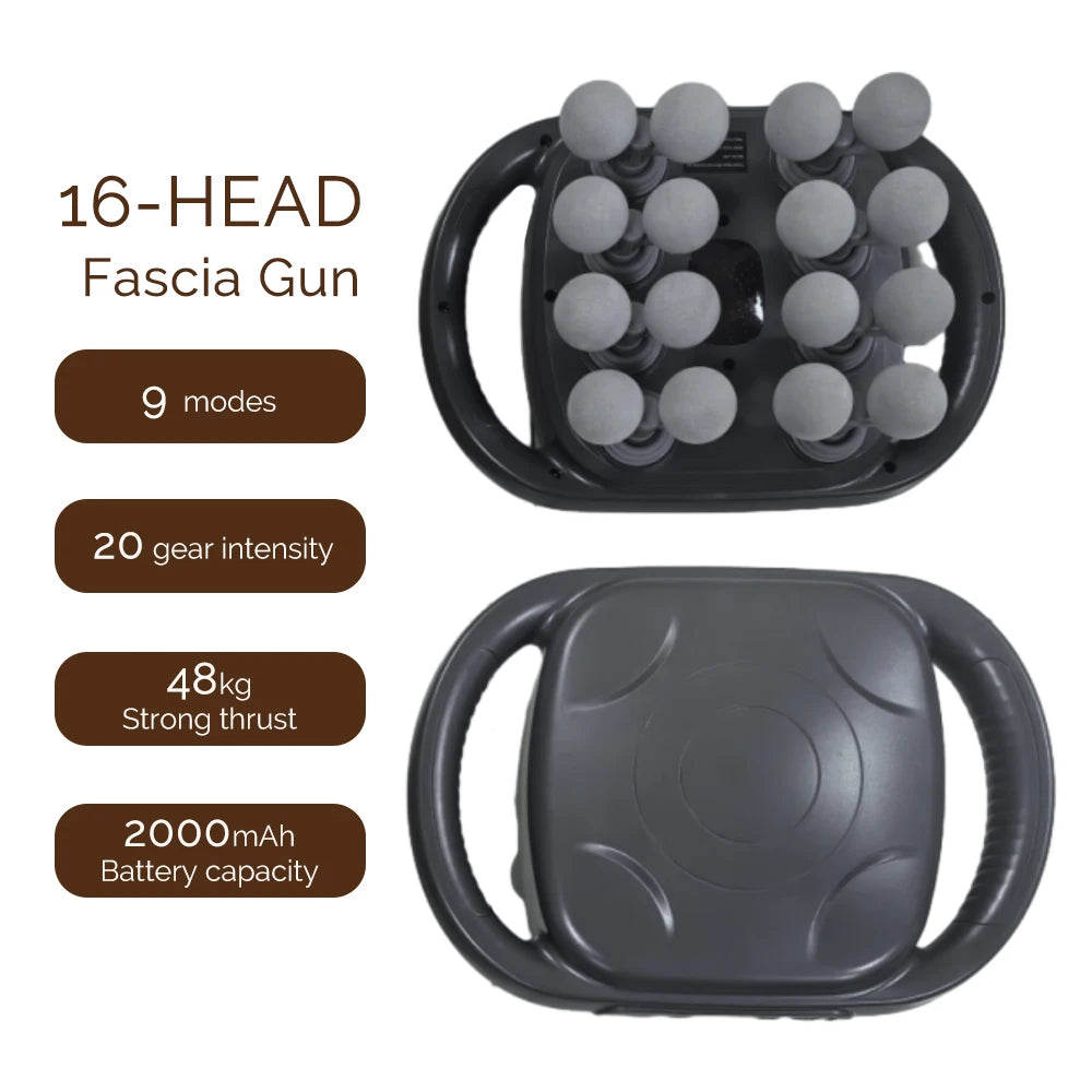 Pistolet de Massage Haute Fréquence LUMIA™ – Relaxation Musculaire & Récupération Corps Entier